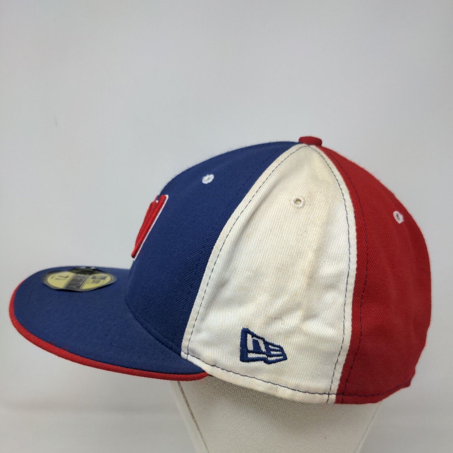 New Era Men's 59Fifty Hat Multicolor 7 1/2 Embroidered Washington Nationals Logo
