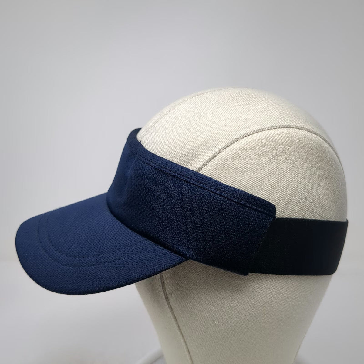 Headsweats Visor Blue One Size Elastic Back Performance Mesh Sweatband Hat