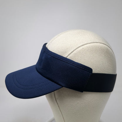 Headsweats Visor Blue One Size Elastic Back Performance Mesh Sweatband Hat