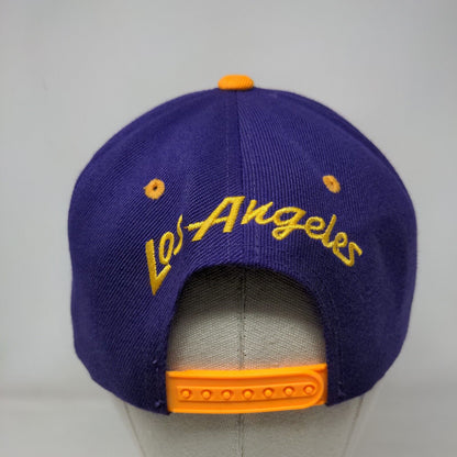 LA Los Angeles Snapback Hat Multi One Size Embroidered Colorblock