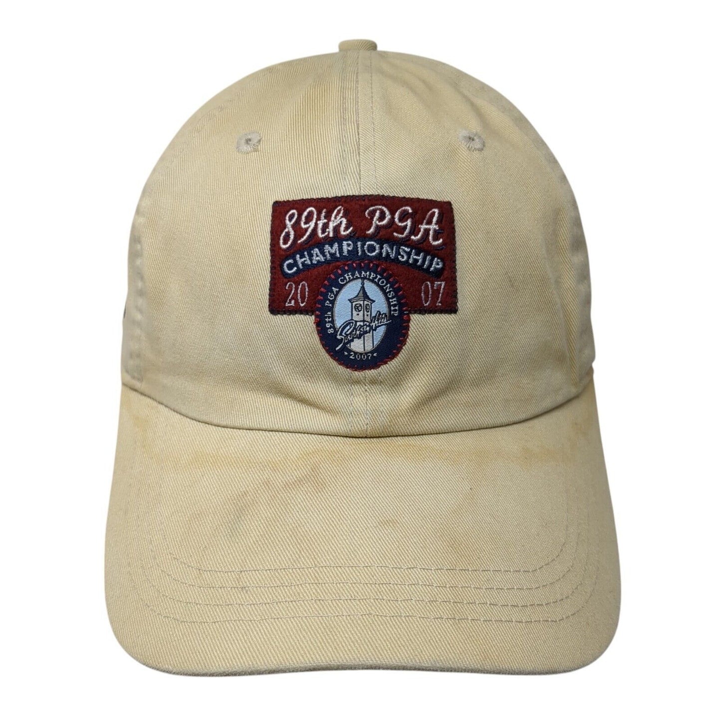 89th PGA Championship 2017 Slideback Hat Tan One Size Ahead Vintage