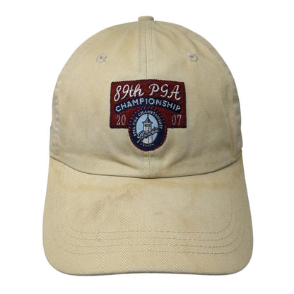 89th PGA Championship 2017 Slideback Hat Tan One Size Ahead Vintage