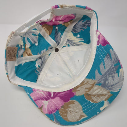 Ducks Unlimited Snapback Hat Multi One Size Adjustable Floral Hawaiian