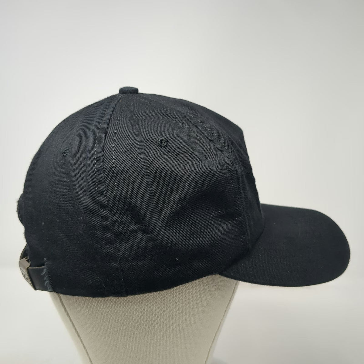 Black 5 Panel One Size Slideback 366th Comm Military Lightning Bolt Hat