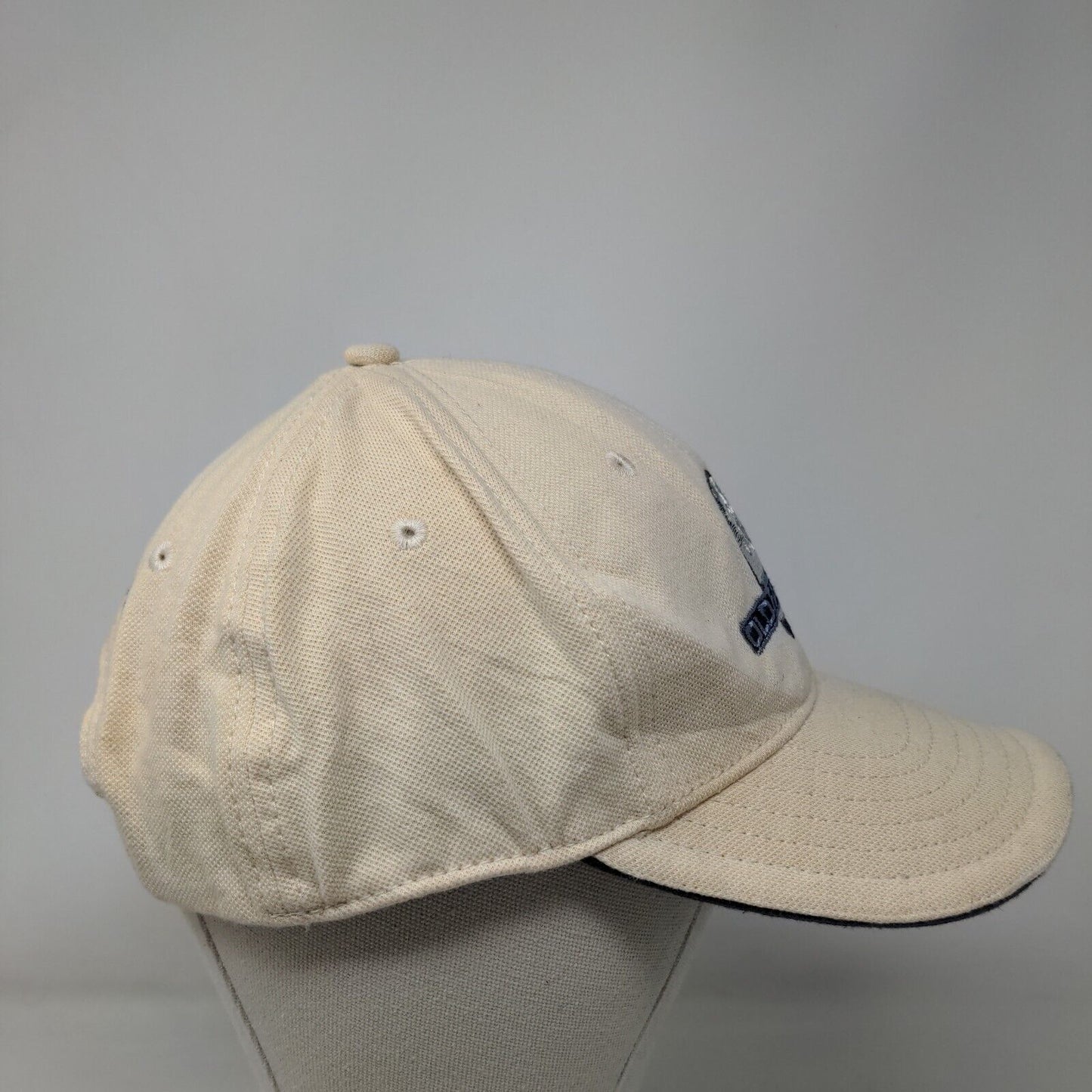 Old Faithful Wyoming Strapback Hat Tan Adult Embroidered Yellowstone