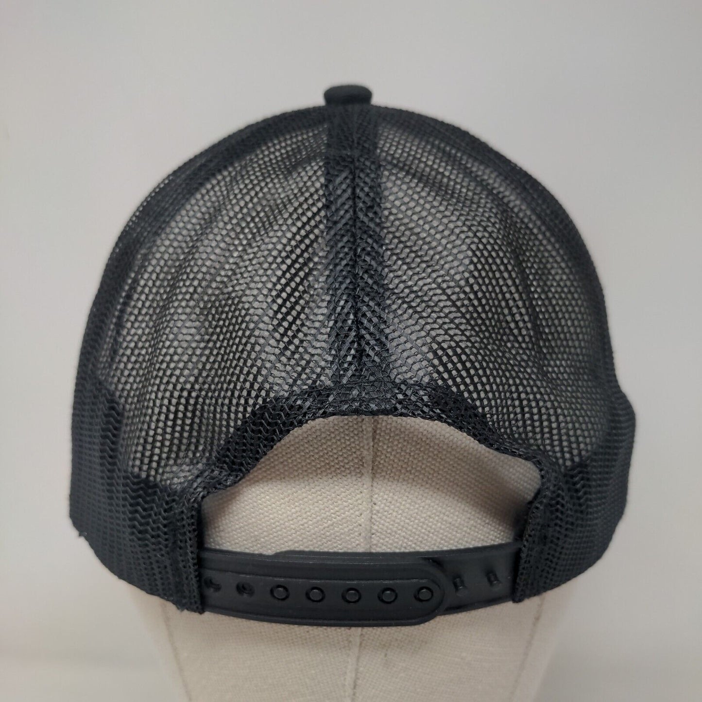 Fresh Patch Snapback Mesh Back Trucker Hat Black One Size Port Authority