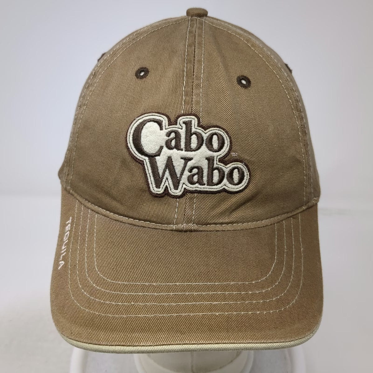 H3 Sportgear Cabo Wabo Tequila Baseball Cap Brown OSFM Strapback Embroidery Hat
