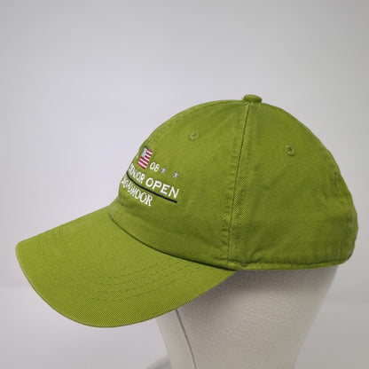 2008 US Senior Open The Broadmoor Strapback Hat Green One Size Ahead