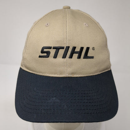 STIHL Outfitters Strapback Baseball Cap Brown One Size Adjustable Embroidered