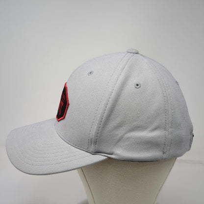 Flexfit 110 Baseball Cap Gray One Size Warrior Fuel Hunt Hat Strapback Patch