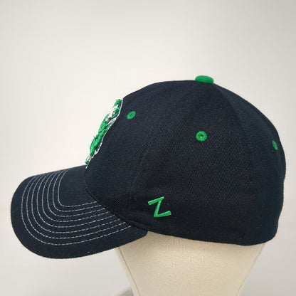 Zephyr Baseball Cap Black L Nevada Wolf Pack Shamrock Stretch Fit Fitted Hat