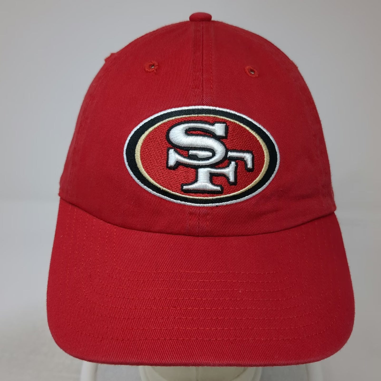 San Francisco 49ers NFL '47 Cap Red One Size Hat Slideback Logo Cotton SF Stitch