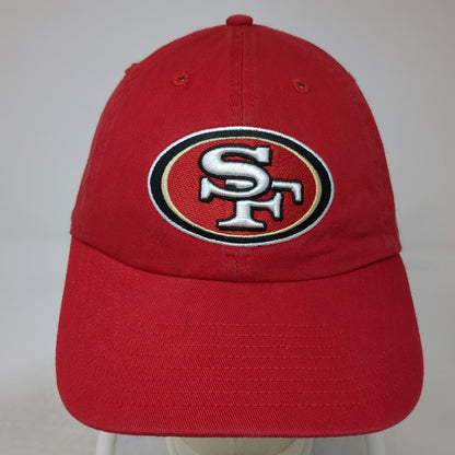 San Francisco 49ers NFL '47 Cap Red One Size Hat Slideback Logo Cotton SF Stitch