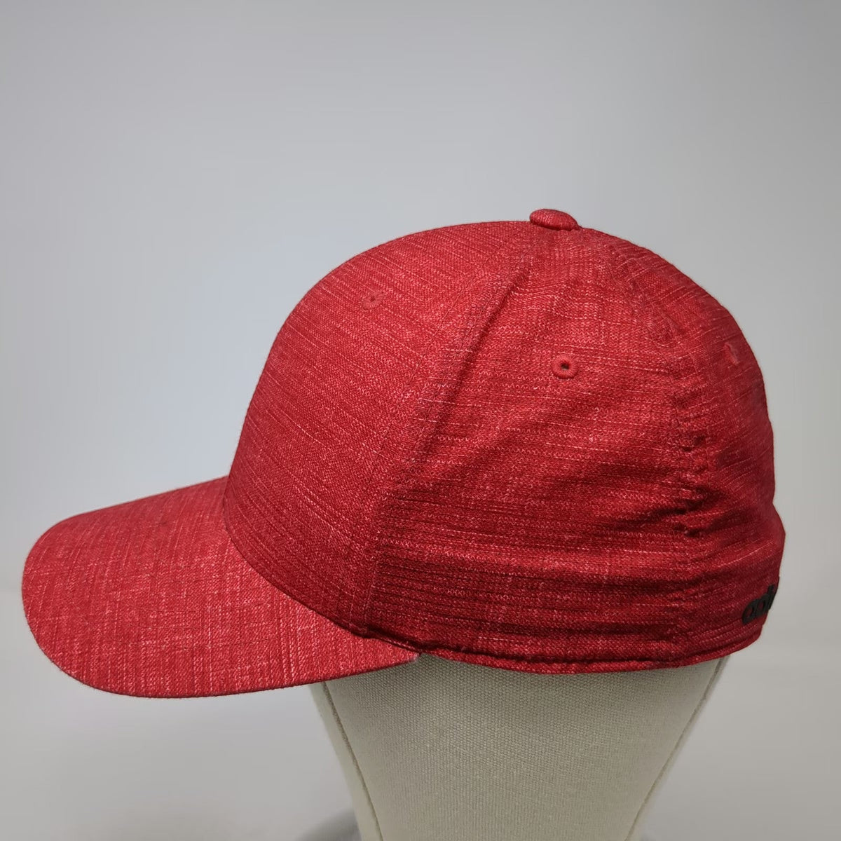 Adidas Baseball Cap Red XL Jug Mountain Ranch Golf Hat Flexfit Climacool Mesh