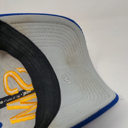 OC Sports Men's Fitted Hat Blue Size L/XL Embroidered Cowboy SM Logo