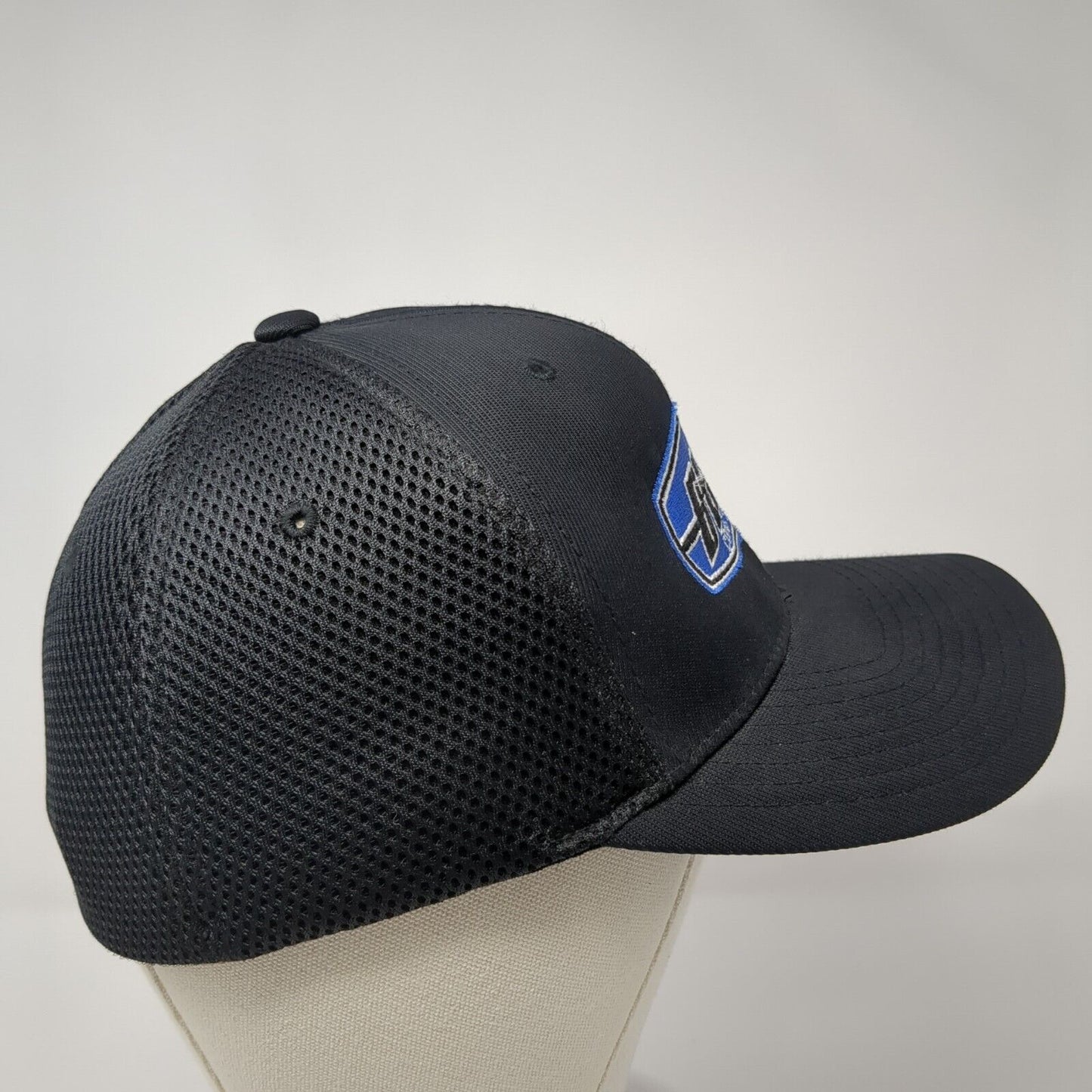 Blasi Construction Fitted Mesh Back Hat Black L-XL Flexfit Yupoong