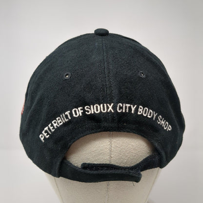 Peterbilt Of Sioux City Body Shop Strapback Hat Black OS Adjustable Embroidered
