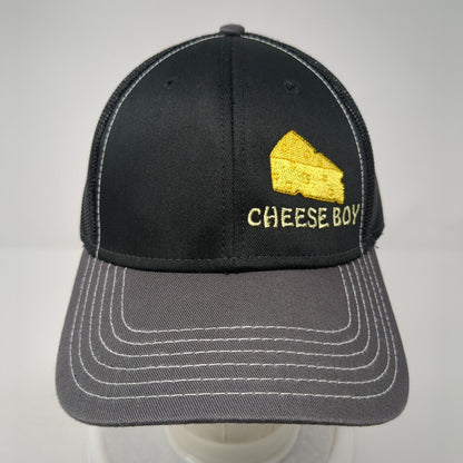 Cheese Boy Snapback Mesh Back Trucker Hat Black One Size 6 Panel Otto
