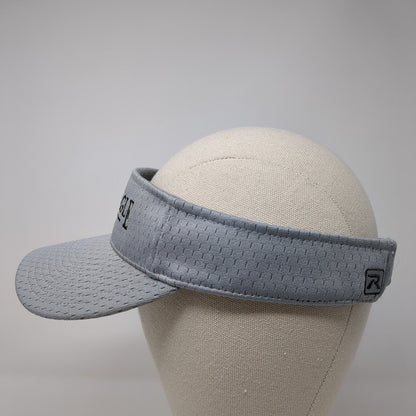 Black Eagle Strapback Sun Visor Hat Gray Small Adjustable Richardson