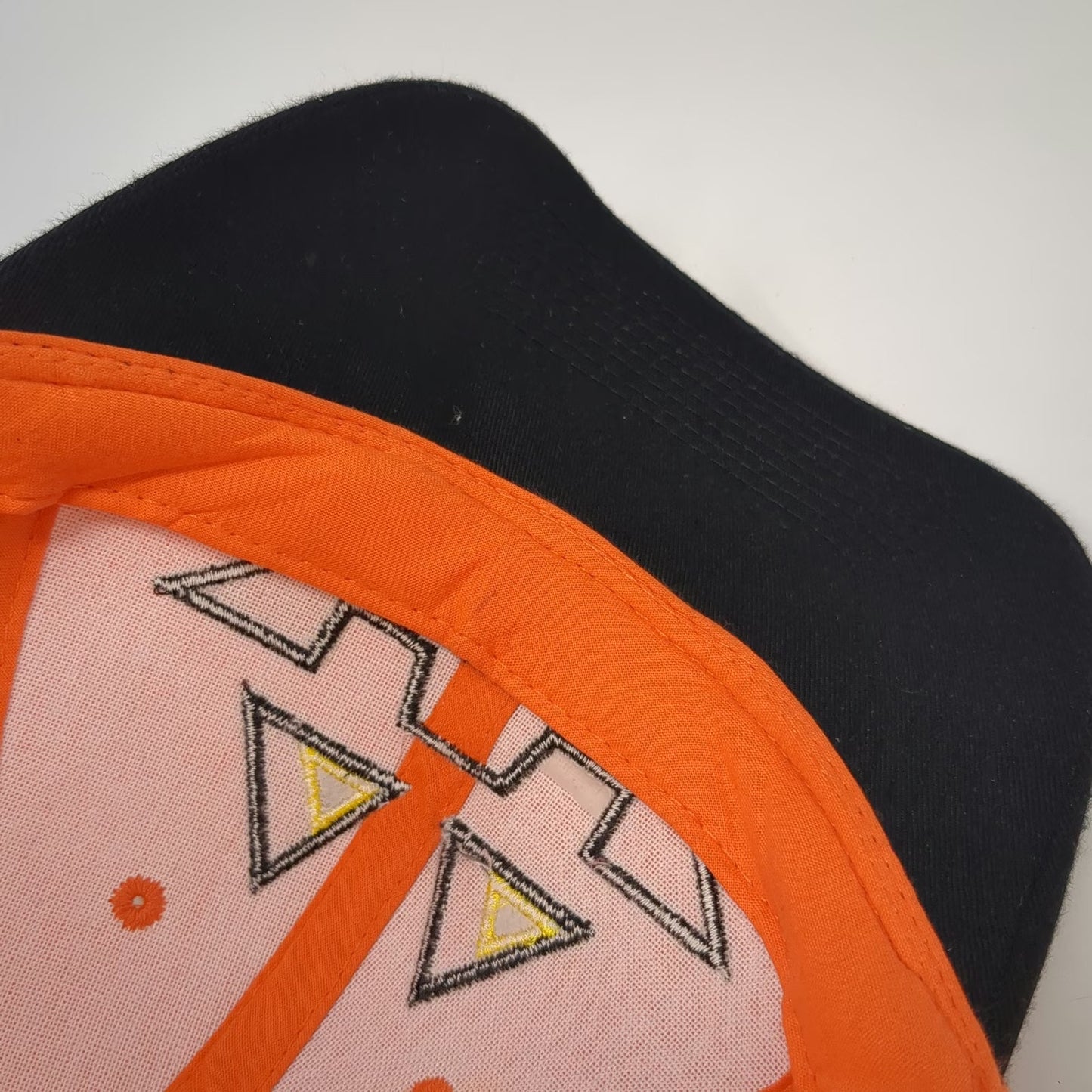 Holiday Hats Snapback Orange One Size Pumpkinhead Jack-O-Lantern Embroidery Hat