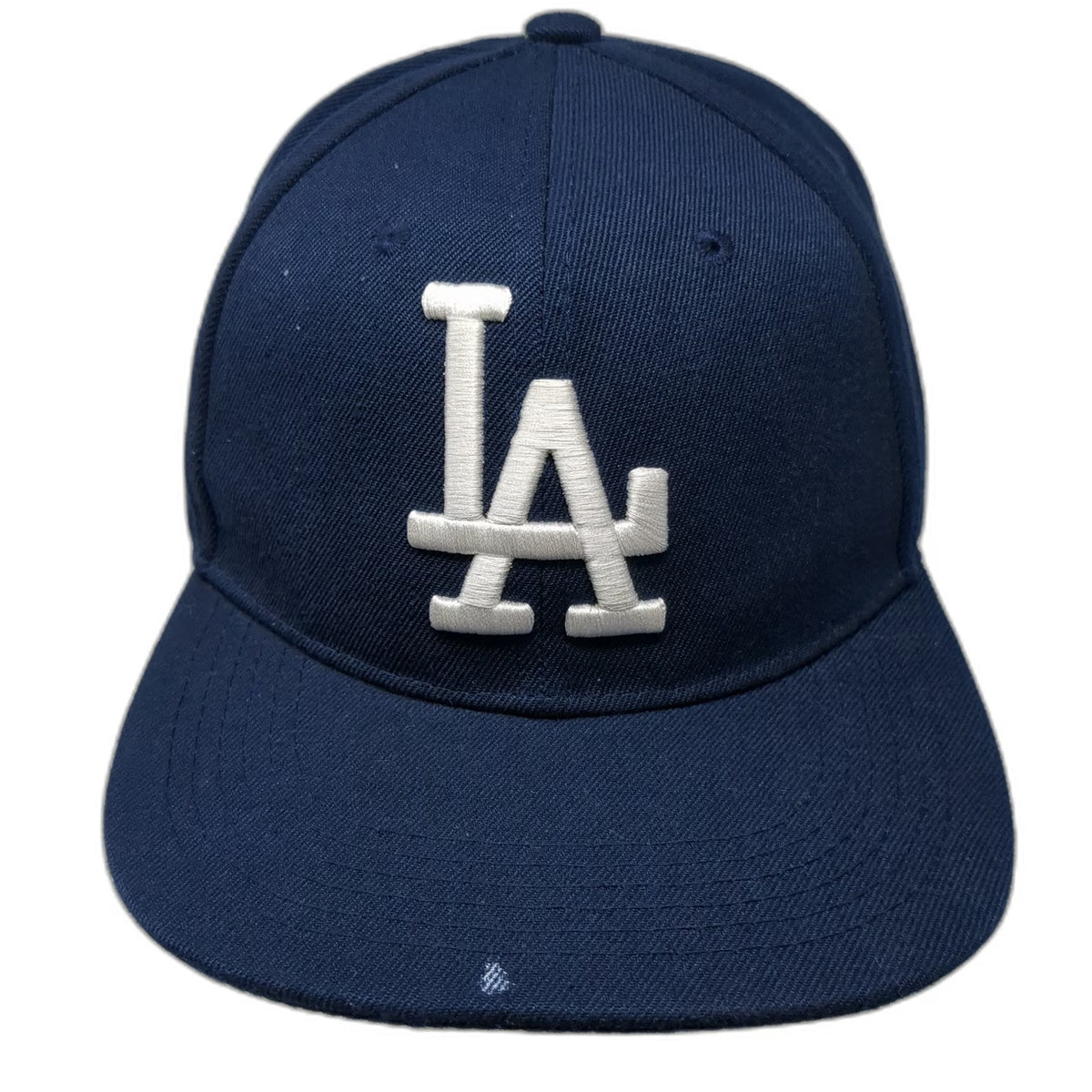 New Era MLB Los Angeles Dodgers Snapback Hat Blue One Size 9FIFTY Flat Brim Logo