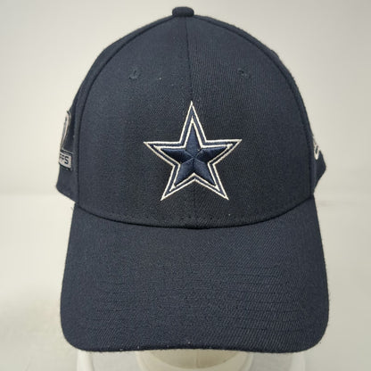 Dallas Cowboys NFL New Era Blue Cap XL Playoffs Patch 39THIRTY Stretch Fit Hat