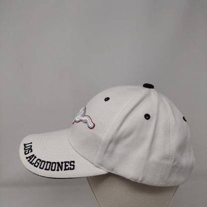 Los Algodones Baja Mexico Strapback Hat White OSFA Adjustable Embroidered Sam's