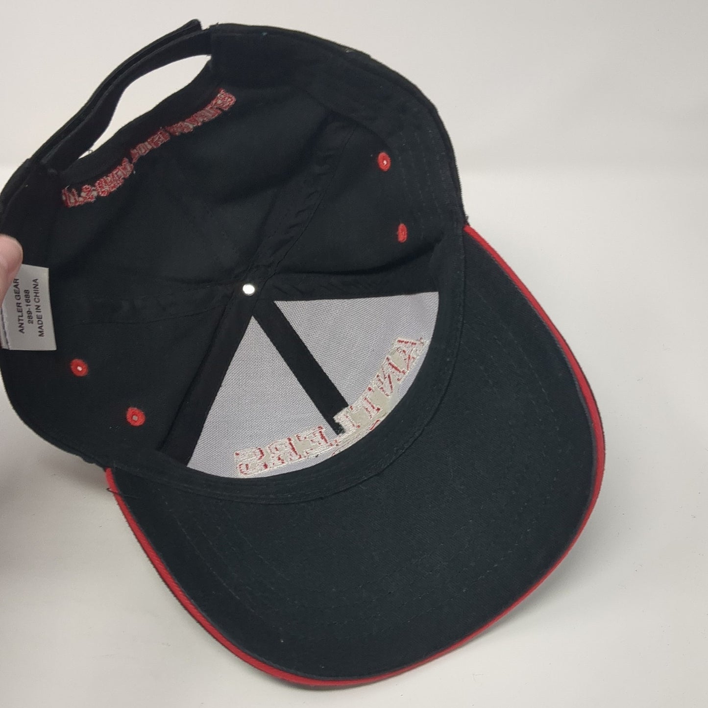 EHS Antlers Athletics Strapback Hat Black One Size Adjustable 6 Panel