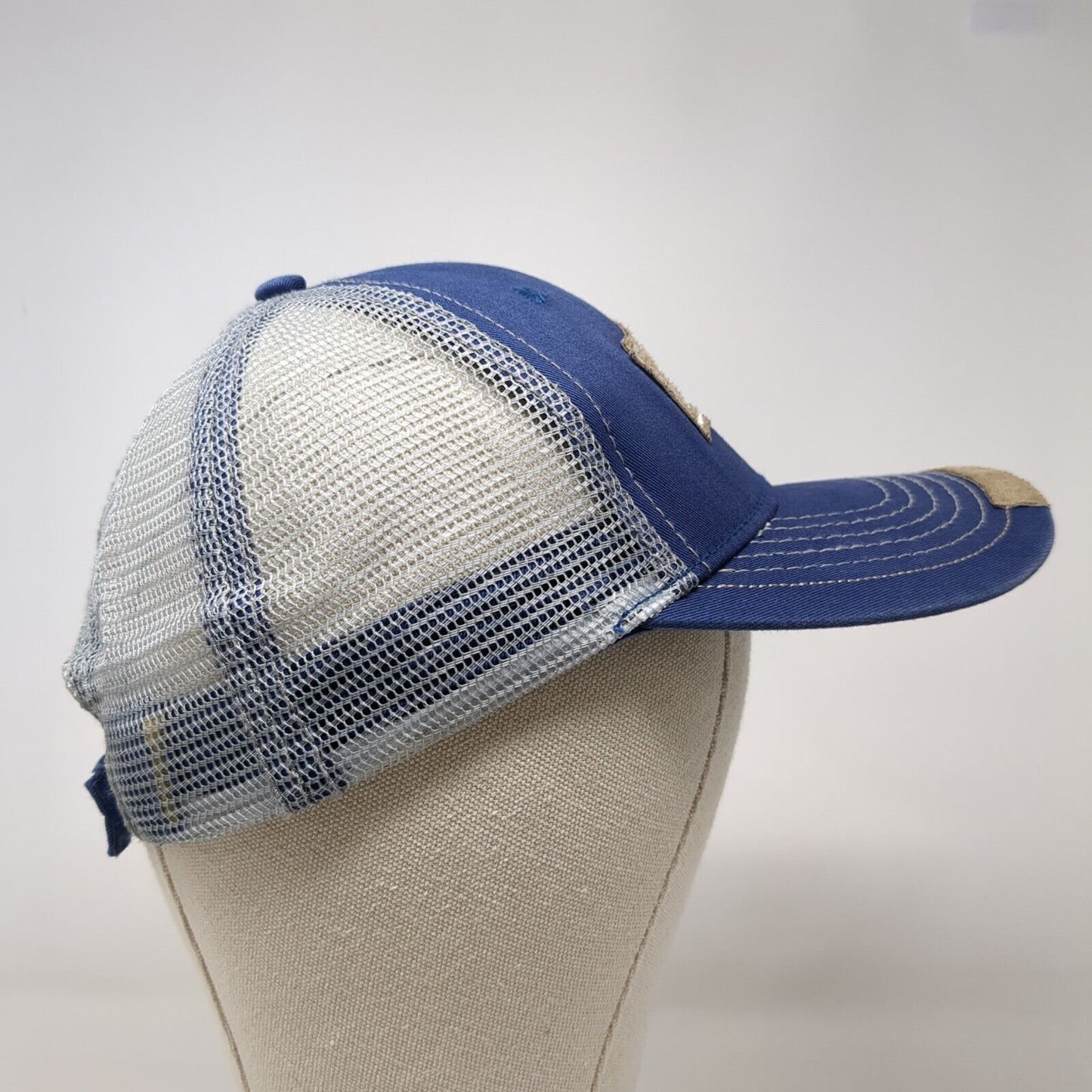 Lowe's Strapback Trucker Hat Blue One Size Adjustable Mesh Back 6 Panel BDA