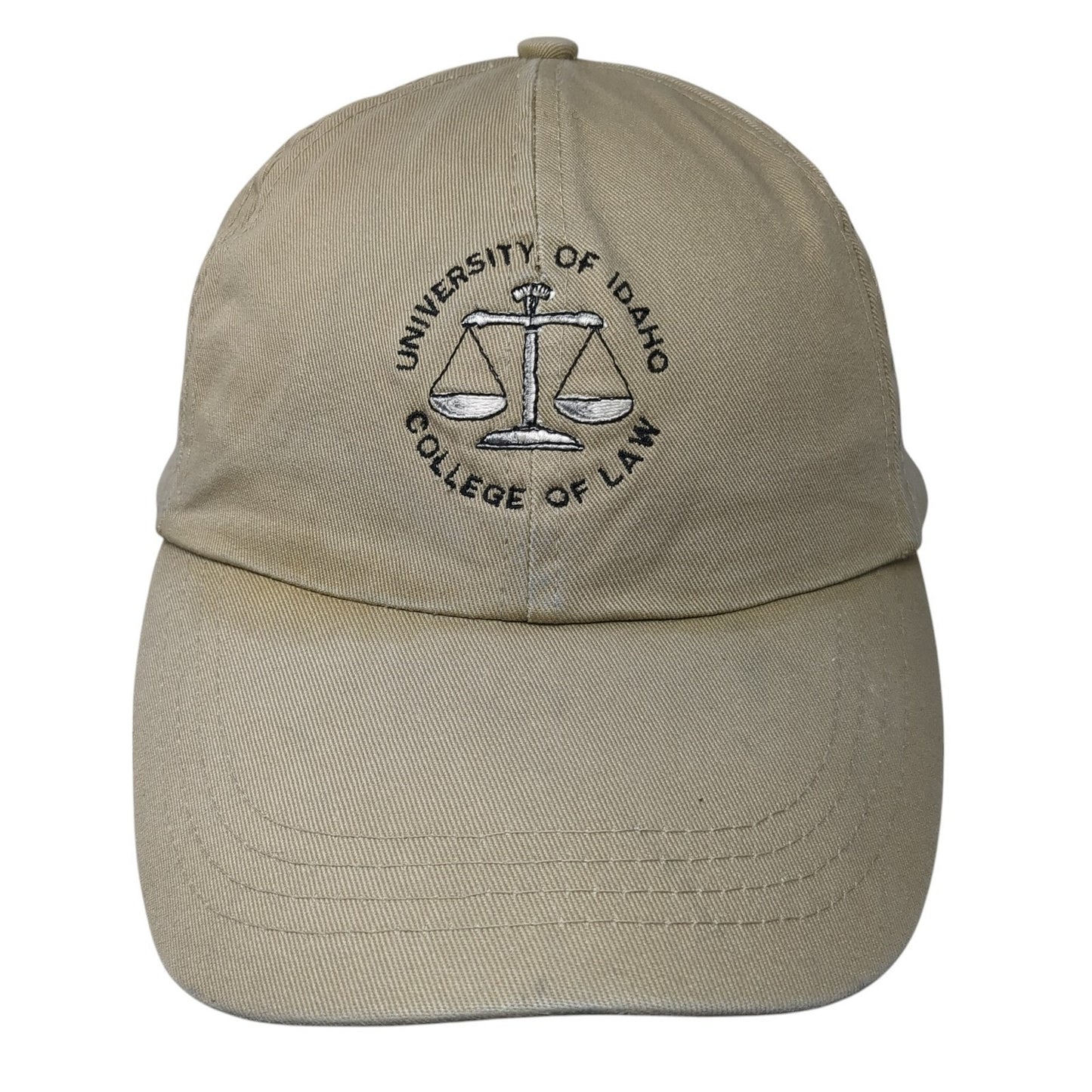 University Of Idaho College Of Law Baseball Cap Brown OS Adjustable Cotton Delux