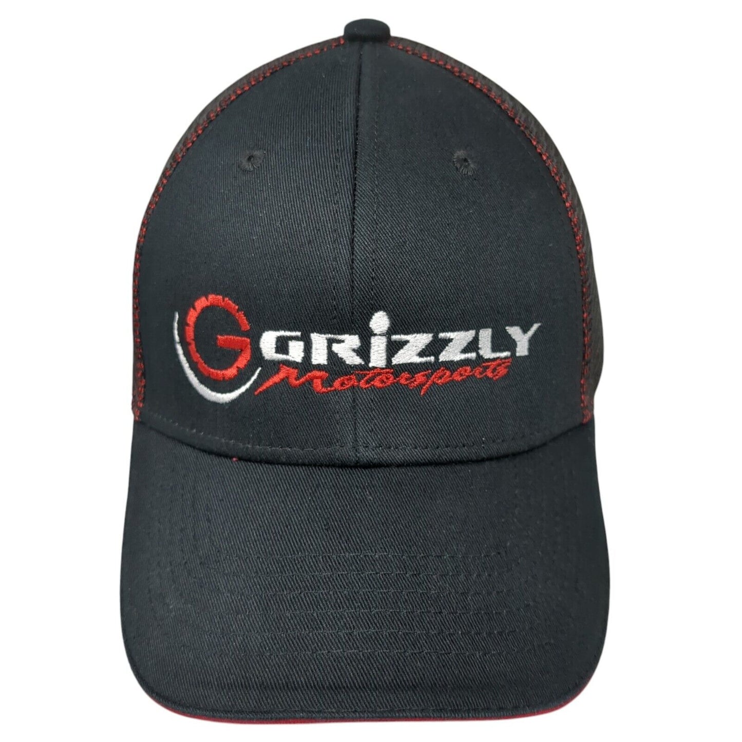 Grizzly Motorsports Snapback Trucker Hat Multi One Size Port Authority
