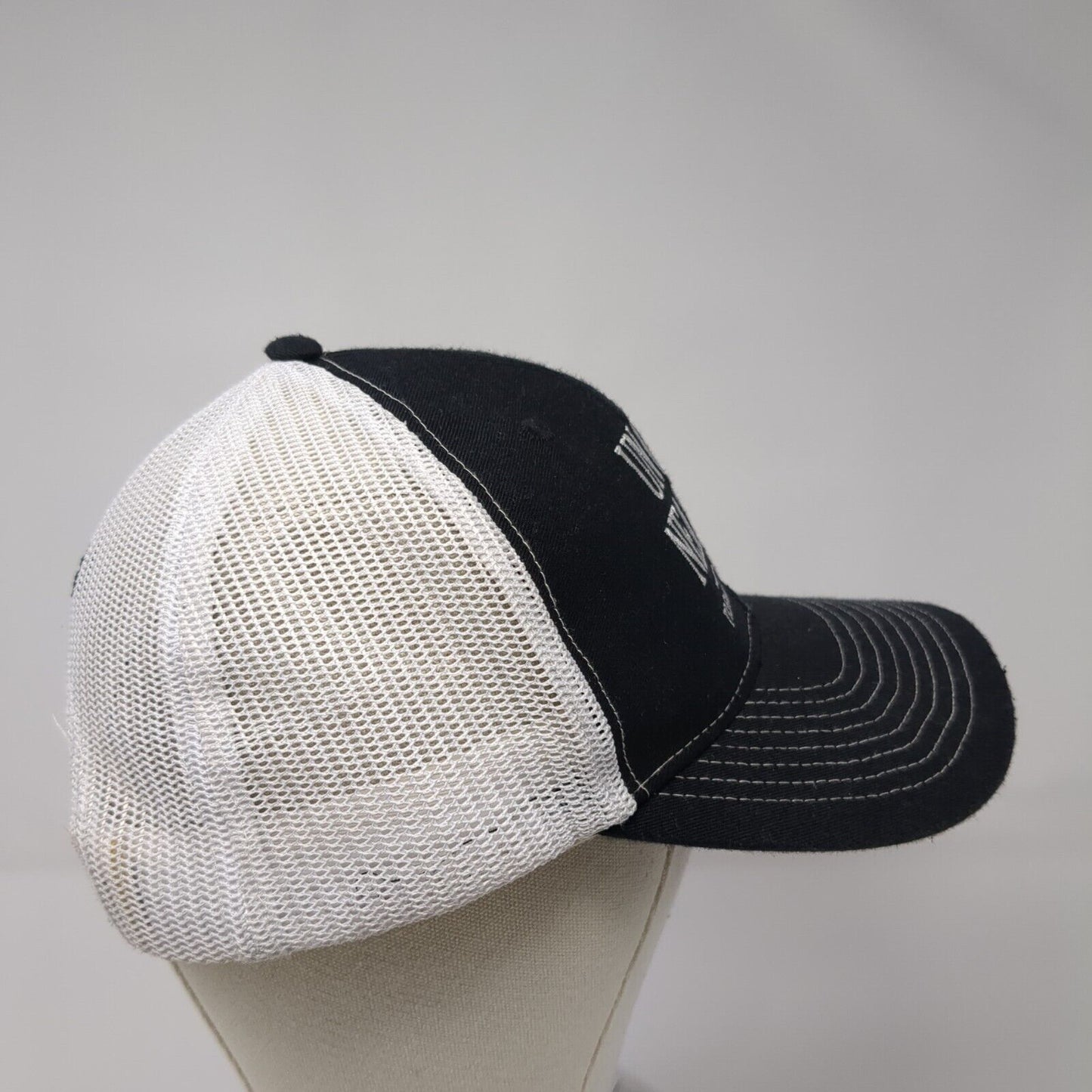 Uncle Nearest Premium Whiskey Snapback Hat Black One Size Mesh Back