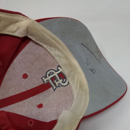 MLB Strapback Hat Red St Louis Cardinals OSFM Embroidered Logo Adjustable