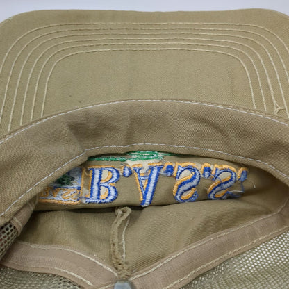 AB B.A.S.S. Trucker Hat Brown Vintage Mesh Back Rope Snapback Fishing USA Hat