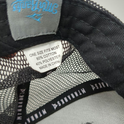 MTN Ranks Storm Cycles Park City UT Trucker Hat Gray OS Mesh Snapback Bicycle