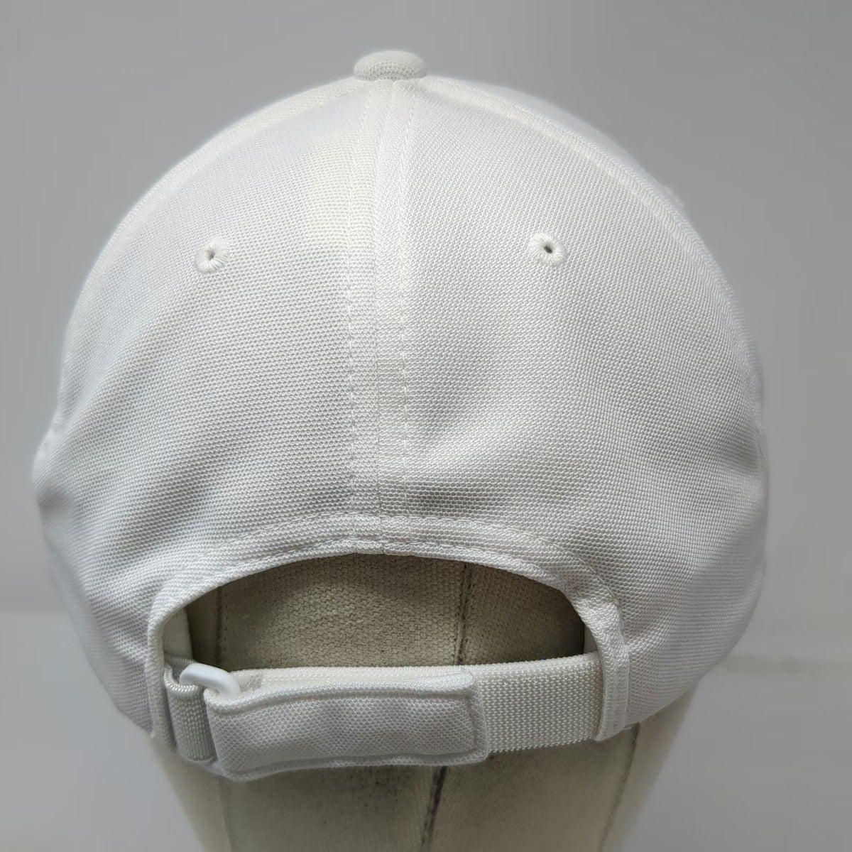 Port Authority Baseball Cap White One Size Eltropy Logo Strapback Polyester Hat