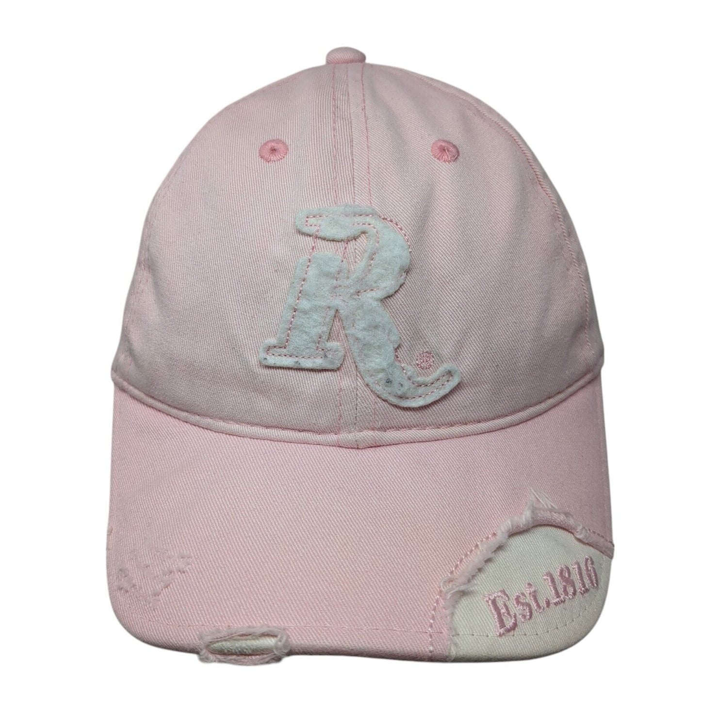 R Est. 1810 Slideback Hat Pink One Size Adjustable Remington 6 Panel