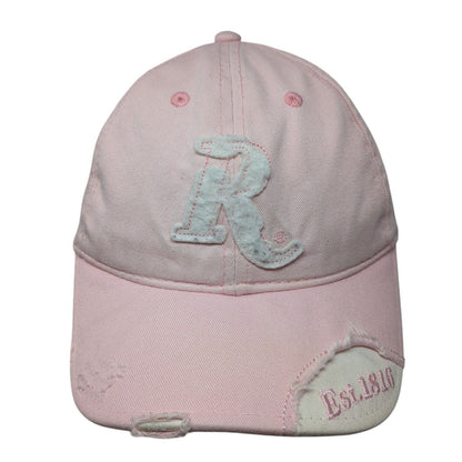 R Est. 1810 Slideback Hat Pink One Size Adjustable Remington 6 Panel