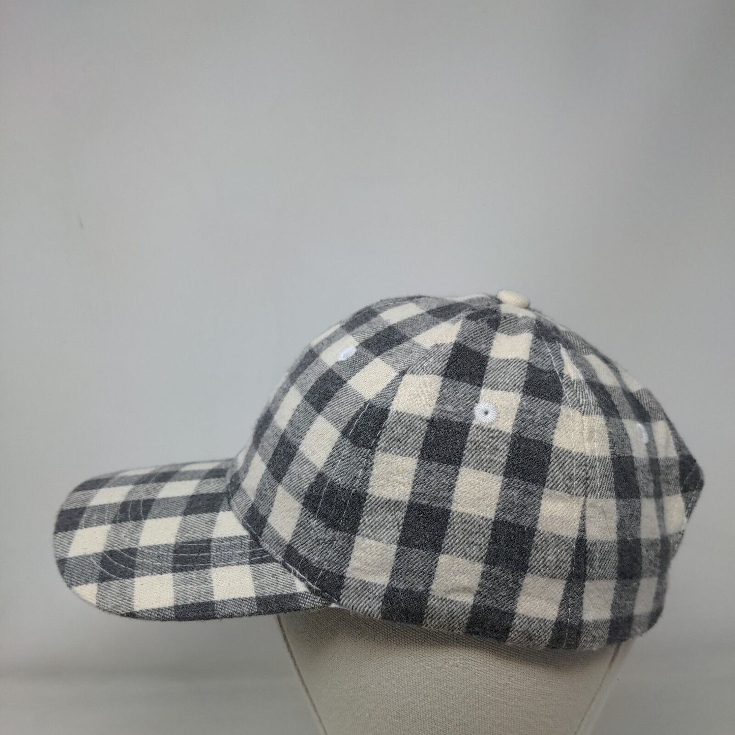 Cocus Pocus Slideback Hat Multicolor One Size Buffalo Check Plaid 6 Panel