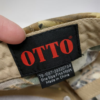 OTTO Baseball Cap Brown Green One Size Flaming Gorge Fish Derby Camo Fishing Hat