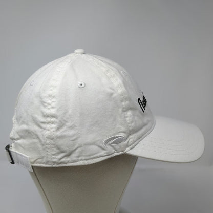 Pukka Baseball Cap White One Size Slideback Flamingos Coffee Bar Embroidered Hat