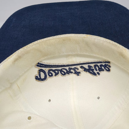Texace Desert Aire Baseball Cap White Blue Gold OSFM Hat Made in USA Slideback