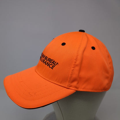 Farm Bureau Insurance Strapback Hat Orange One Size Adjustable 6 Panel