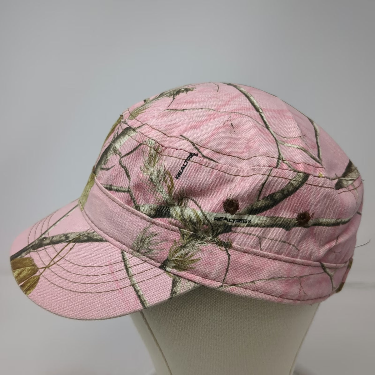 RMEF Army Cap Pink One Size Realtree Camo Elk Foundation Hunting Adjustable Hat