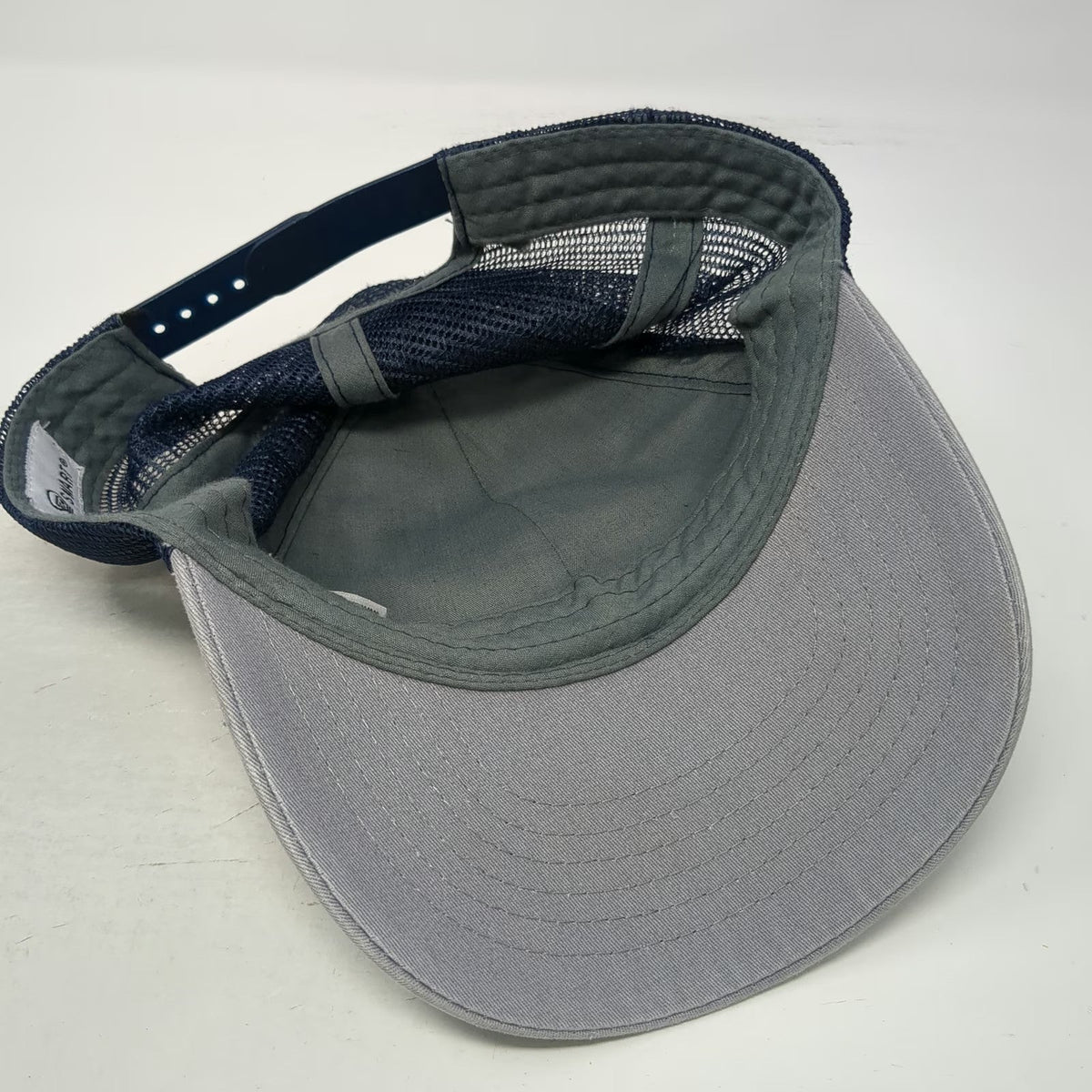 Knob Creek Trucker Hat Gray Blue One Size 100 Proof Clermont Kentucky Snapback