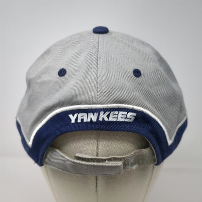New York Yankees MLB T.E.I. Gray Baseball Cap One Size Strapback Embroidered Hat
