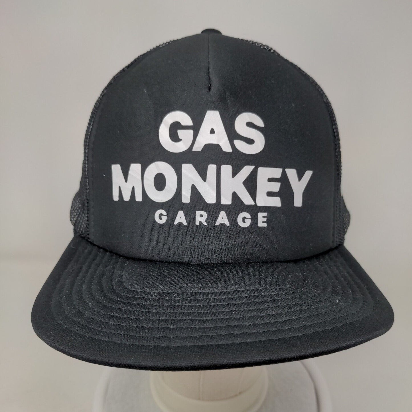 Gas Monkey Garage Snapback Trucker Hat Black OSFM Adjustable Mesh Back Otto