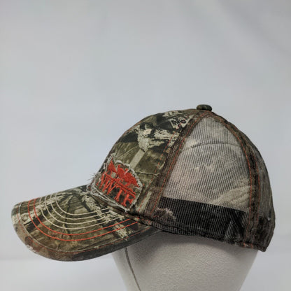 NWTF Strapback Mesh Back Trucker Hat Camo OSFA Outdoor Cap Hunting