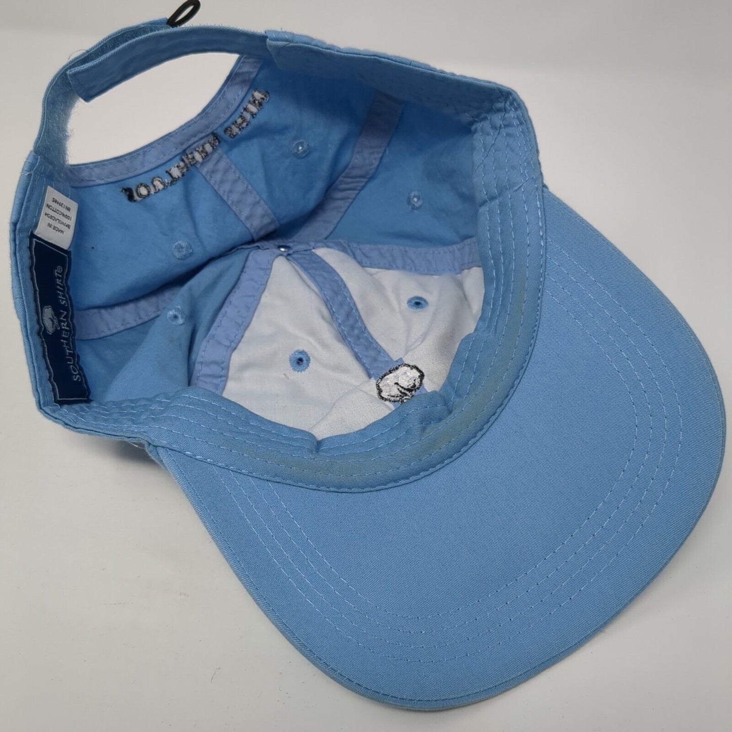 Southern Shirt Logo Strapback Hat Blue One Size Adjustable Embroidered