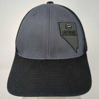Las Vegas Motor Speedway Snapback Hat Black One Size Nevada State Patch Racing